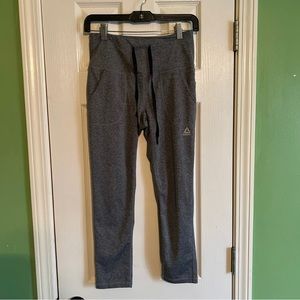 Women's Reebok Gray Athletic Leggings Small S